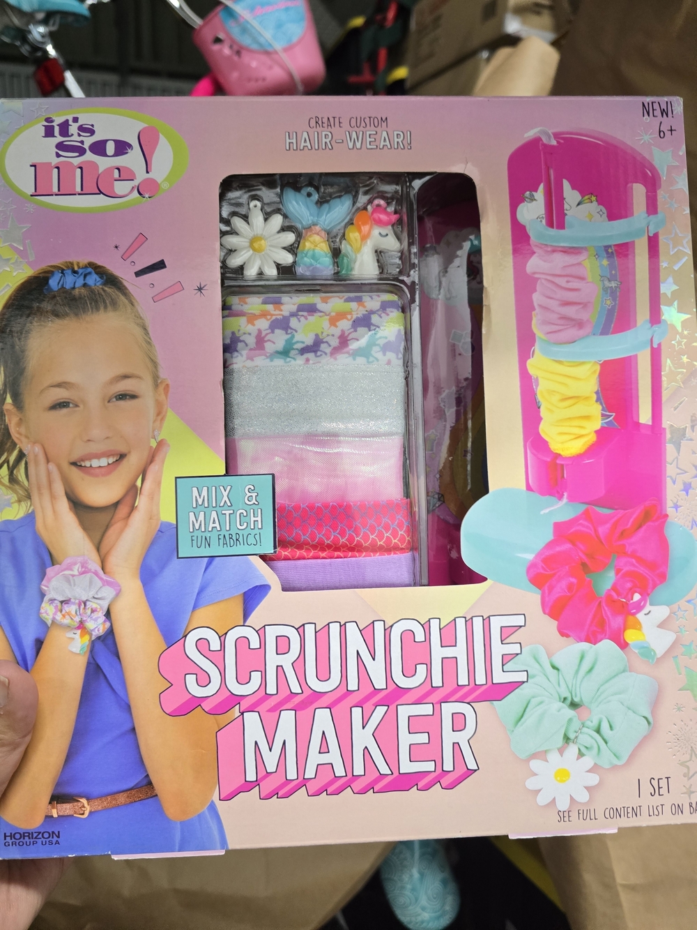 Pink Scrunchie Maker with Mix & Match Fabrics